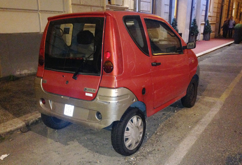 Illustration for article titled Spotted In Rome: The Curious Quadracycles Of Italy